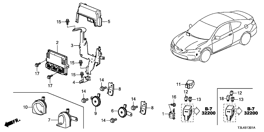 Honda 37820-5G0-A34 Control Module, Powertrain
