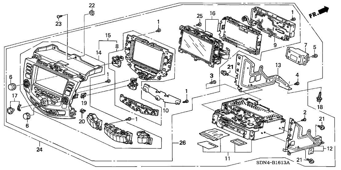 Honda 39066-SDN-A41 Screw (M3X6)