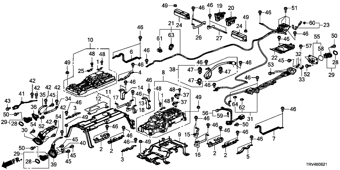 Honda 1F290-5WP-A01 Cable Comp