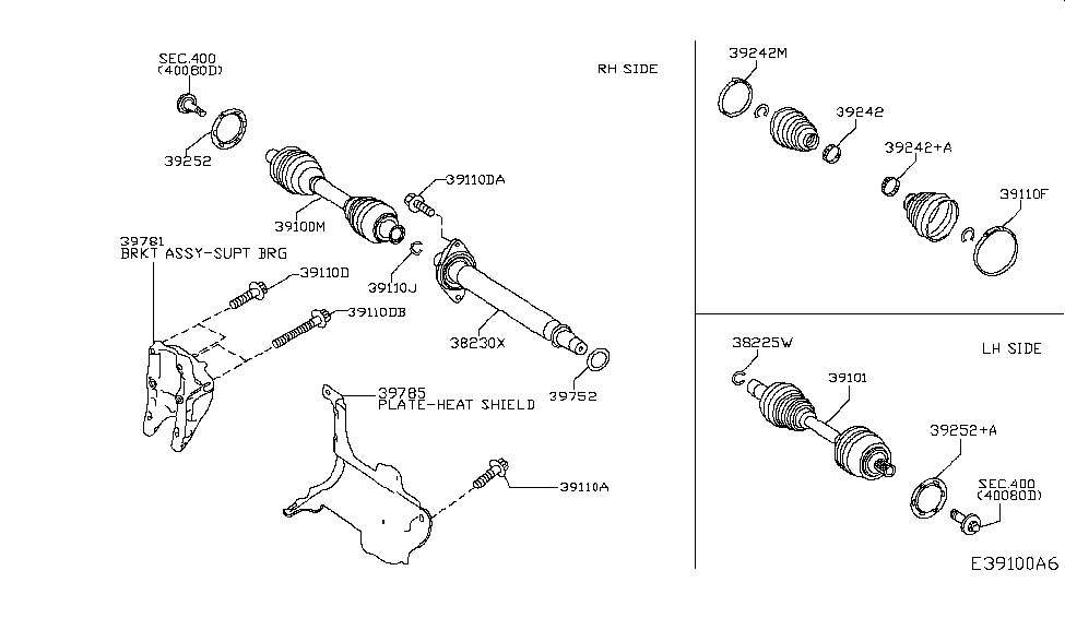 Infiniti N5030-5DA8A Screw