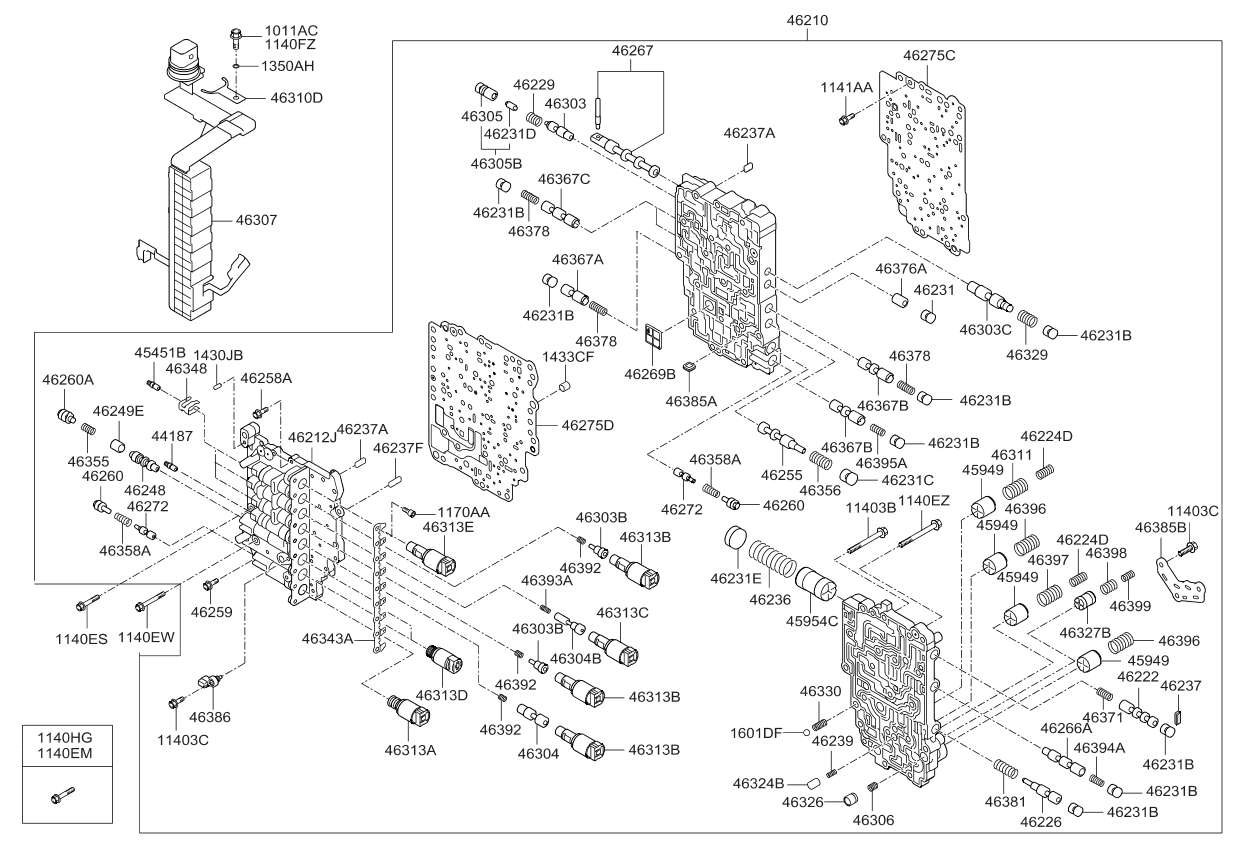Kia 462573B000 Screw-Adjust