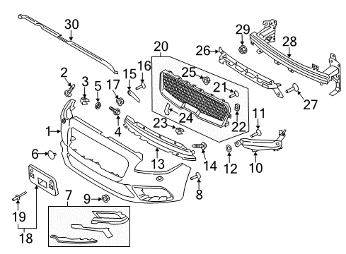 Ford GD9Z-8200-AA Grille