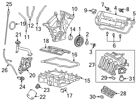 Ford 6E5Z-6C527-EB Valve Cover Seal