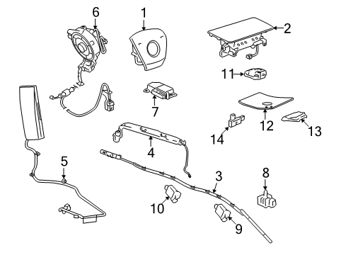 GM 22911593 Clock Spring