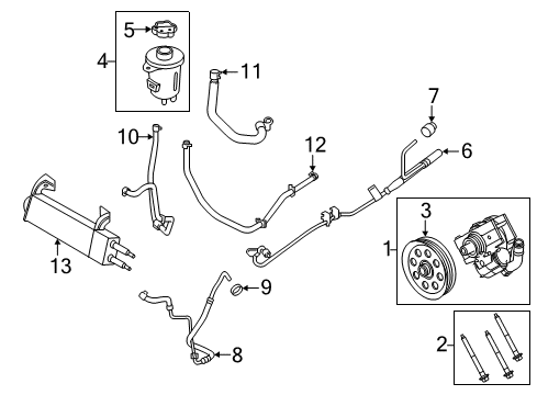 Ford Hc3z-3a674-e Pump Assy - Power Steering