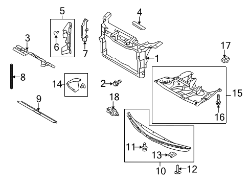 Ford -W716006-S439 Skid Plate Clip