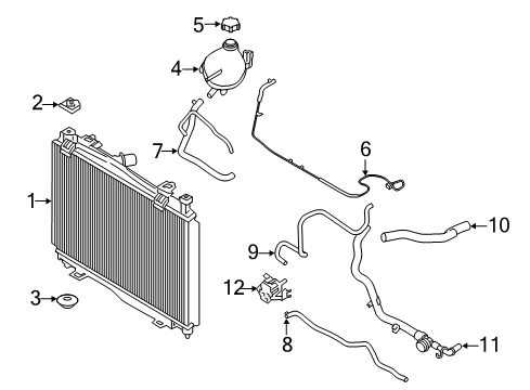 Ford GN1Z-8125-A Radiator Upper Insulator