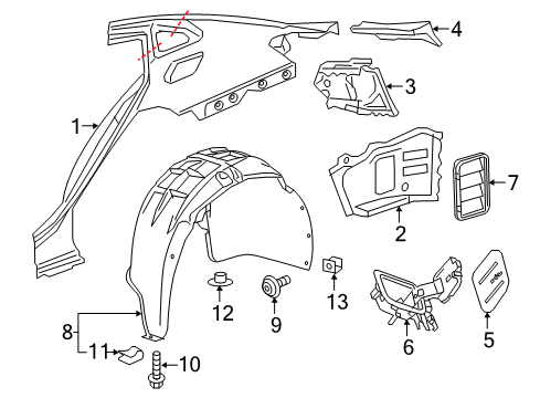 GM 11546868 Pad Nut