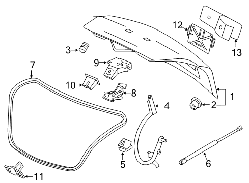 GM 13501988 Latch