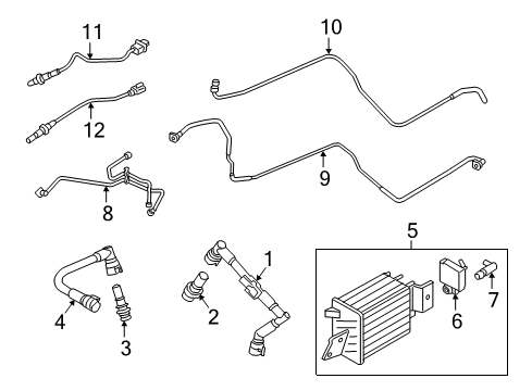 Ford FL3Z-9G444-C Lower Oxygen Sensor