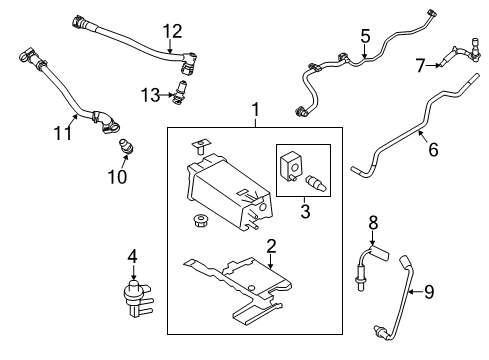 Ford AU5Z-9C915-B Valve Assembly