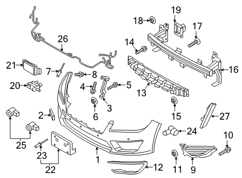 Ford HP5Z-17A900-AA Tow Bracket Cover