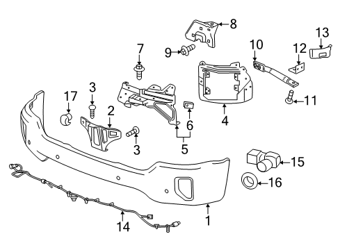 GM 22757267 Support Brace