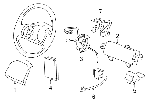 Ford 6L3Z-14B416-AA Position Sensor