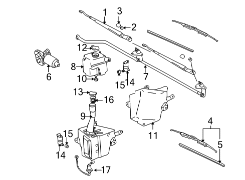 Toyota 85150-35200 Linkage Assembly