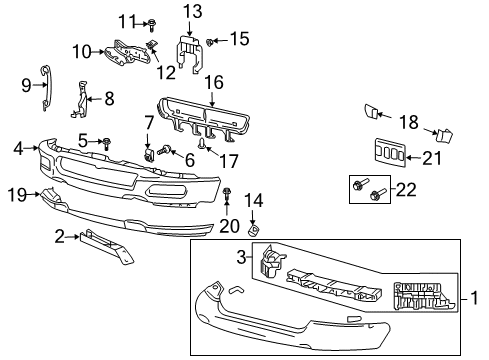 Ford 4l3z-17757-aa Bumper Assembly - Front