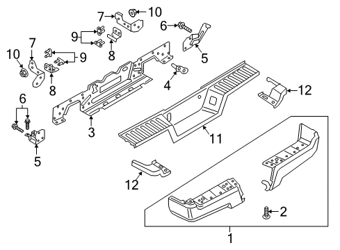 Ford Hc3z-17795-b Bracket