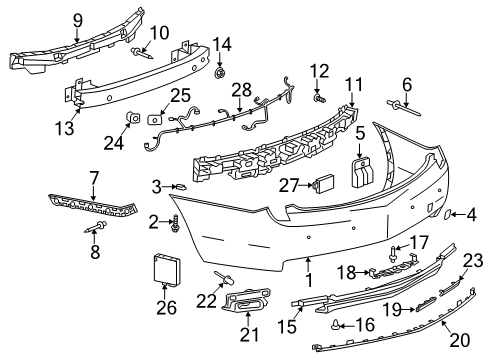 Gm 11561734 Heat Shield Rivet