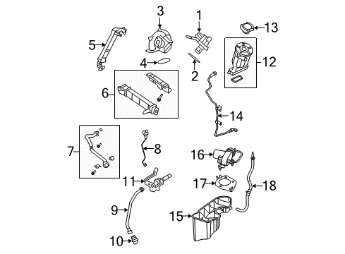 Ford 8C3Z-6A664-B Hose & Tube Assembly