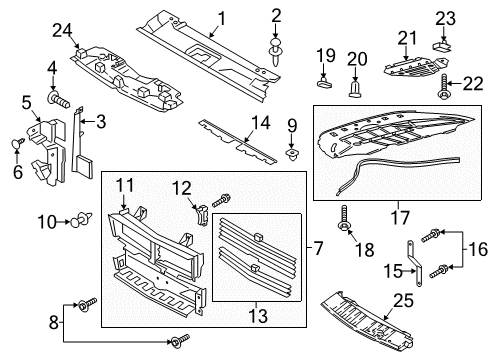 Ford -W714931-S300 Shutter Rivet