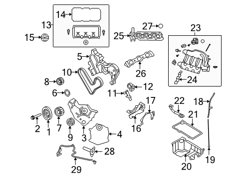 Gaskets Car & Truck Parts 1 NEW Genuine OEM Mopar 300 Challenger Intake ...