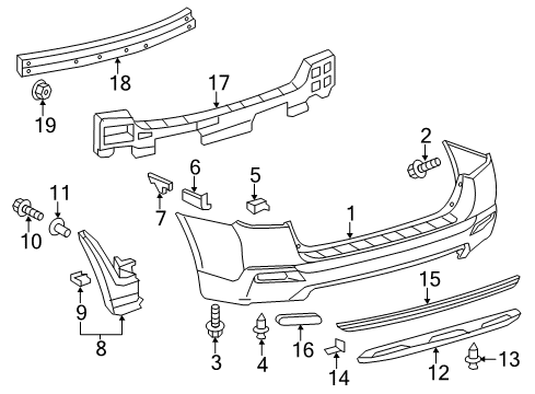 Toyota 52156-0E050 Side Support