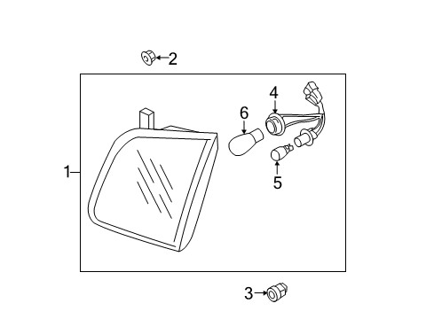 2011 Kia Sorento Bulbs Lamp Assembly-Rear Combination Inside Diagram for 924051U000