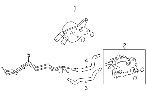 2017 Toyota Tundra Trans Oil Cooler Thermostat Unit Diagram for 32970-34030