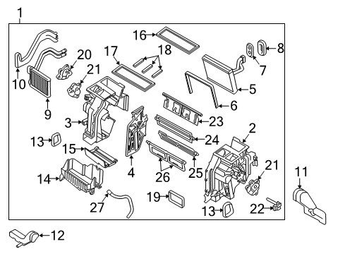 2012 Kia Optima Switches & Sensors Seal-Insert Case Diagram for 971342T010