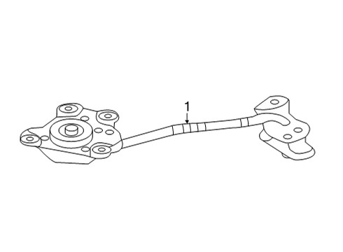 2022 Kia Sorento Spare Tire Carrier CARRIER ASSY-SPARE W Diagram for 62800R5100