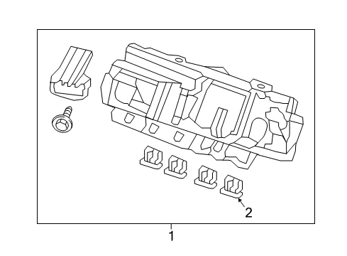 2021 Honda Pilot Fuse & Relay Box Assembly-, Fuse Diagram for 38200-TG7-A13