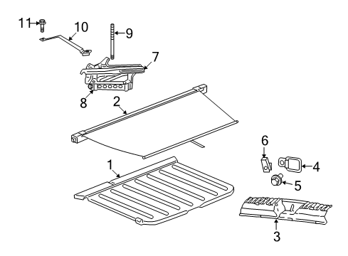 2010 Dodge Caliber Rear Body Interior Trim, Jack & Components *SEALANT-Tire Diagram for 68042191AA