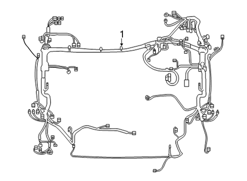 2022 Lexus NX250 Wiring Harness WIRE, ENGINE ROOM MA Diagram for 82111-78B80