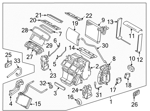2013 Nissan 370Z Switches & Sensors Seal-Cooling Unit Diagram for 27287-AL501