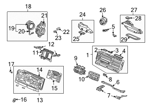 2004 Honda Civic Electrical Components Fuse, Mini (10A) Diagram for 98200-41000