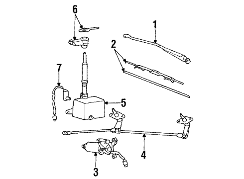 1990 Mitsubishi Precis Intake Manifold Gasket-Intake Manifold Diagram for 28411-24510