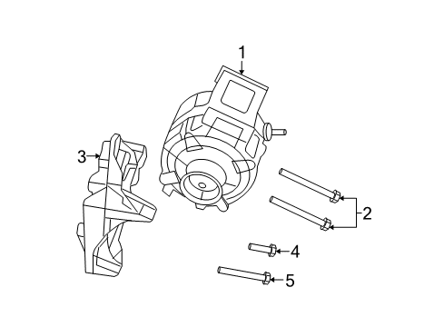 2008 Chrysler Sebring Alternator ALTERNATR-Engine Diagram for 5033756AB