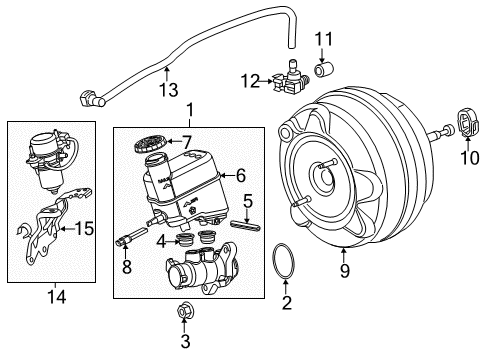 2015 Jeep Cherokee Dash Panel Components Cap-Vacuum Diagram for 4581664AA