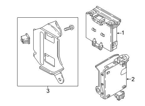 2020 Toyota Yaris Controls - Instruments & Gauges Module Diagram for 89221-WB009