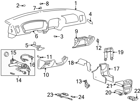 2004 Kia Optima Automatic Temperature Controls Accessory Socket Assembly Diagram for 95120-38100