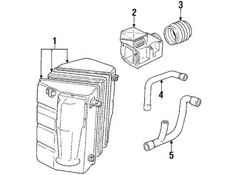 1988 BMW M6 Powertrain Control Rubber Boot Diagram for 11611306724