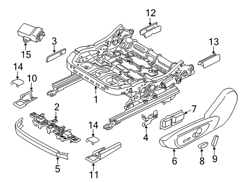 2019 Lincoln MKZ Tracks & Components Seat Switch Diagram for HP5Z-14A701-AN