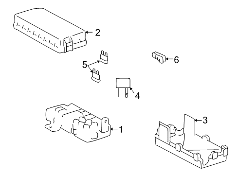 1995 Toyota Tacoma Fuel Injection Valve Assembly, Idle Speed Control Diagram for 22270-75020