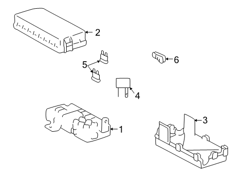 2000 Toyota Tacoma Fuel Injection Idler Speed Control Diagram for 22270-75051