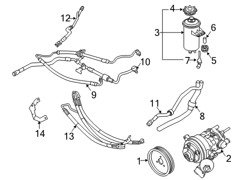 2008 BMW 760Li Wiper & Washer Components Suction Hose Diagram for 32416760487