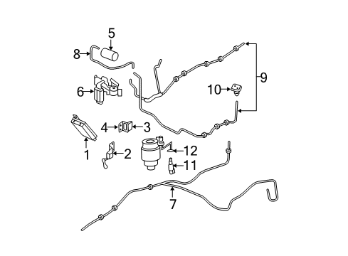 2006 Ford Expedition Auto Leveling Components Control Module Diagram for 4L1Z-3C142-AA