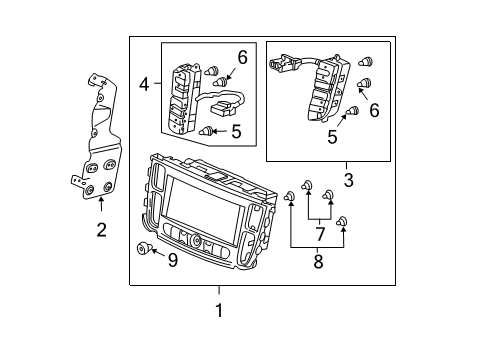 2007 Acura TL Cluster & Switches, Instrument Panel Bulb (8V 120Ma) Diagram for 39057-SEP-A61