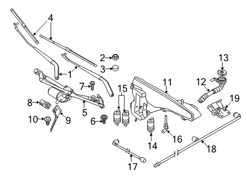 2008 BMW X5 Senders Filler Pipe Diagram for 61667162586