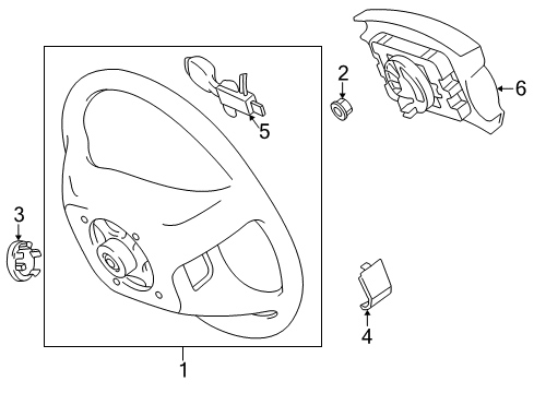 1998 Toyota Camry Cruise Control System Cruise Switch Diagram for 84630-0W010