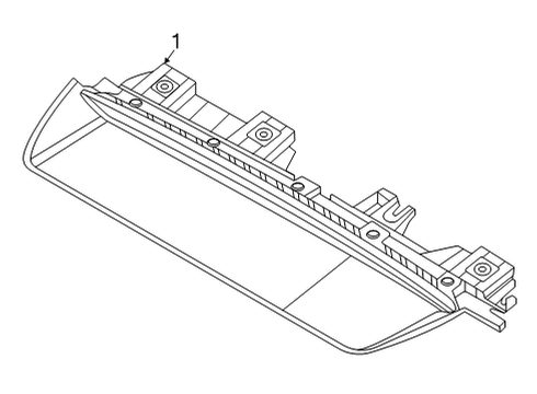 2022 Kia K5 High Mount Lamps Lamp Assembly-Hms Diagram for 92700L2000